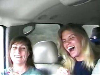 Sisters fucking on camera for a ride to Mardi Gras